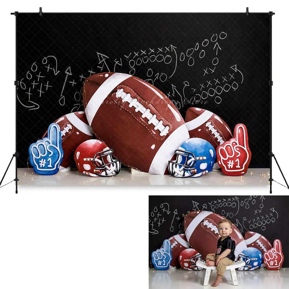 Tazmanian Cyclone Birthday Party Backdrop Boys Girls Cake Smash Photography Props Child kids Studio Backgrounds