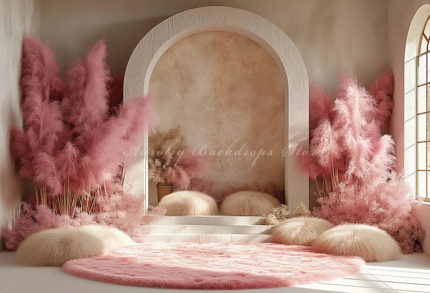 Brick Wall and Tent Photography Backdrop Kids Baby Portrait Photocall Decors Floral Adult Wedding Studio Backgrounds